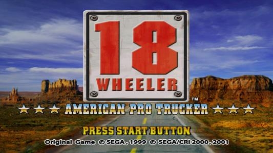 18 Wheeler: American Pro Trucker titlescreen