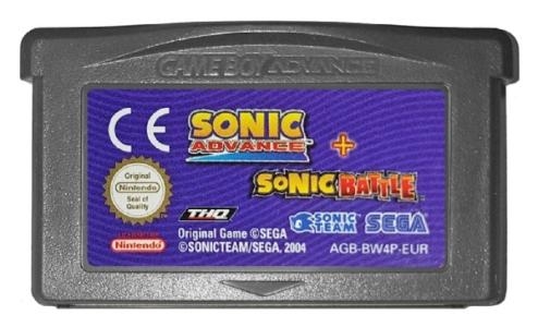 2 Games in 1: Sonic Advance + Sonic Battle banner