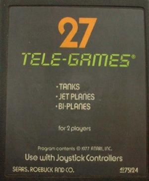 27 TELE-GAMES (shooting gallery, planes, submarines, ships)