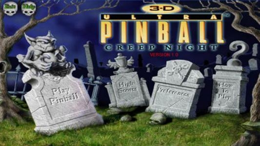 3-D Ultra Pinball: Creep Night titlescreen