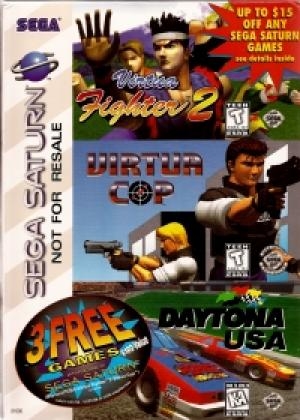 3 Free - Virtua Fighter 2, Virtua Cop, Daytona USA