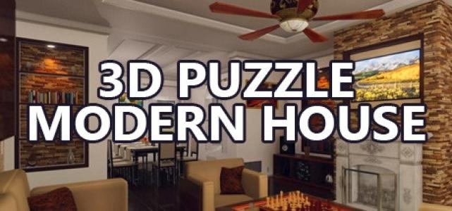 3D PUZZLE: Modern House