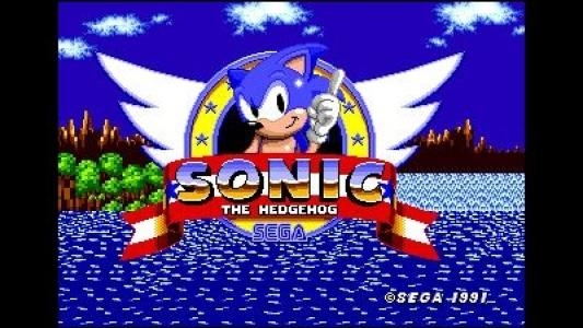 3D Sonic the Hedgehog titlescreen
