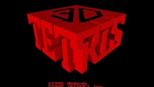 3D Tetris titlescreen