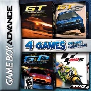 4 Games on One Game Pak: GT Advance / GT Advance 2 / GT Advance 3 / MotoGP