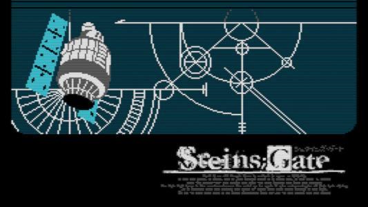8-bit ADV Steins;Gate titlescreen