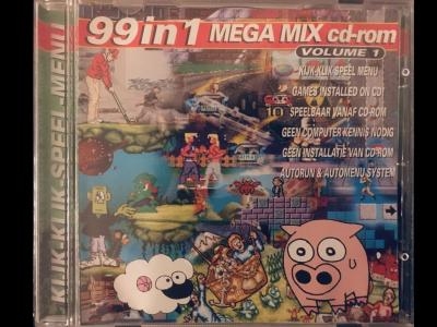 99 in 1 mega mix cd-rom Volume 1