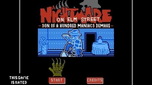 A Nightmare on Elm Street: Son of a Hundred Maniacs (Demake) titlescreen