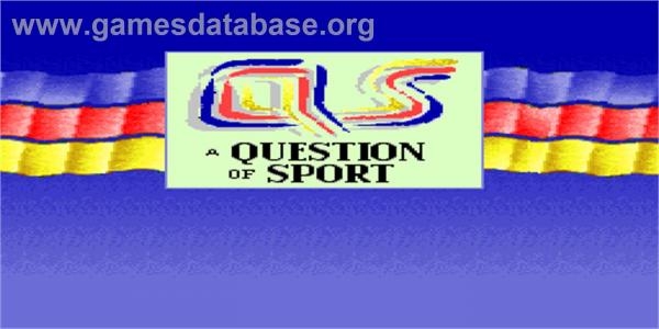 A Question of Sport screenshot