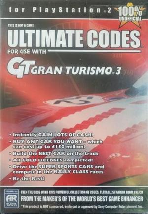 Action Replay Ultimate Codes: Gran Turismo 3