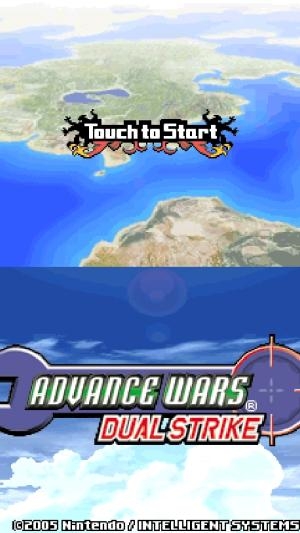 Advance Wars: Dual Strike titlescreen