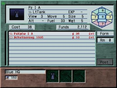 Advanced Daisenryaku 2001 screenshot