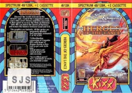 Advanced Dungeons & Dragons: Heroes of the Lance (Cassette Case) banner