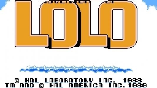 Adventures of Lolo titlescreen