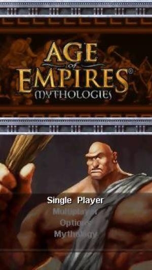 Age of Empires: Mythologies titlescreen