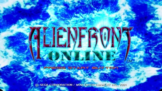 Alien Front Online titlescreen