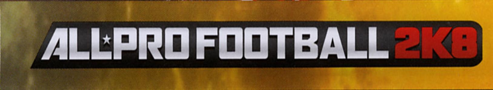 All-Pro Football 2K8 banner