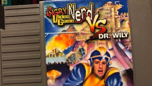 Angry Video Game Nerd VS. Dr. Wily fanart