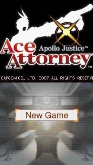 Apollo Justice: Ace Attorney titlescreen