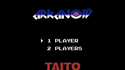 Arkanoid titlescreen