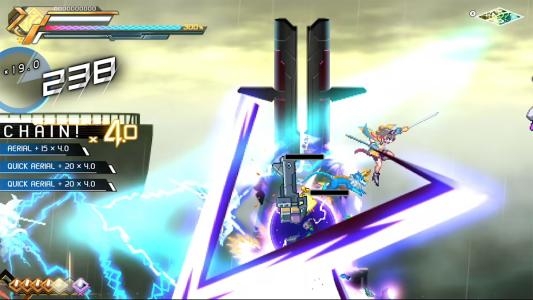 Armed Blue Gunvolt Gibs screenshot