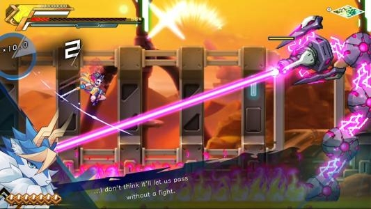 Armed Blue Gunvolt Gibs screenshot