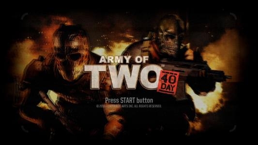 Army of Two: The 40th Day titlescreen