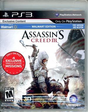 Assassin's Creed III [Walmart Edition]
