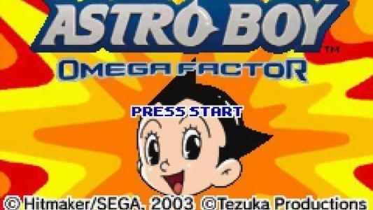 Astro Boy: Omega Factor titlescreen