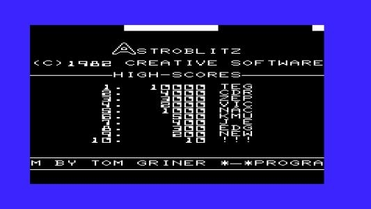 Astroblitz titlescreen