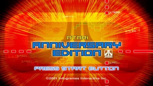 Atari Anniversary Edition titlescreen