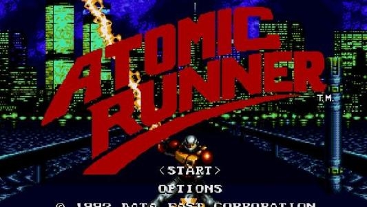 Atomic Runner titlescreen