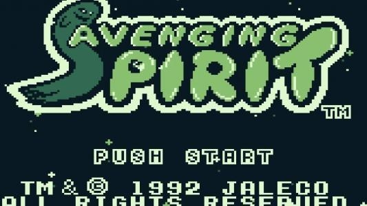 Avenging Spirit titlescreen