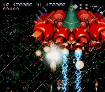 Axelay screenshot