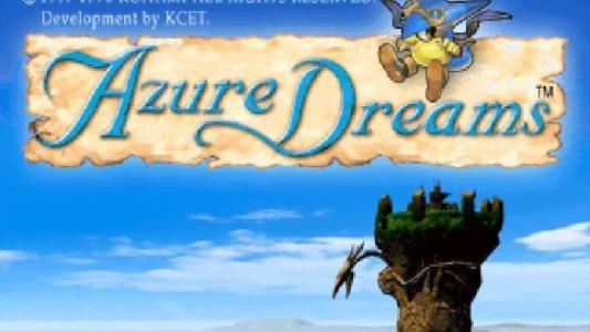 Azure Dreams titlescreen