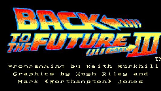Back to the Future Part III titlescreen