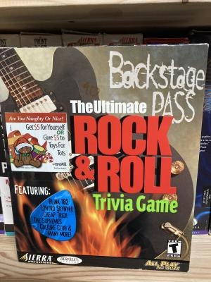 Backstage Pass Ultimate Rock & Roll Trivia Game