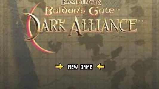 Baldur's Gate: Dark Alliance titlescreen