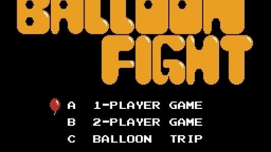 Balloon Fight titlescreen