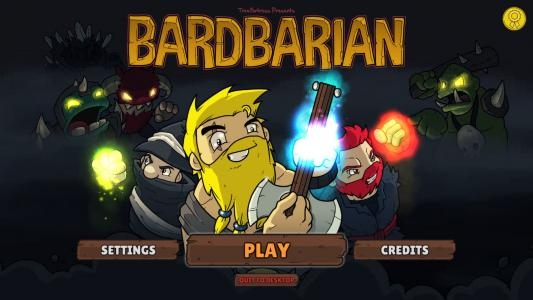 Bardbarian titlescreen