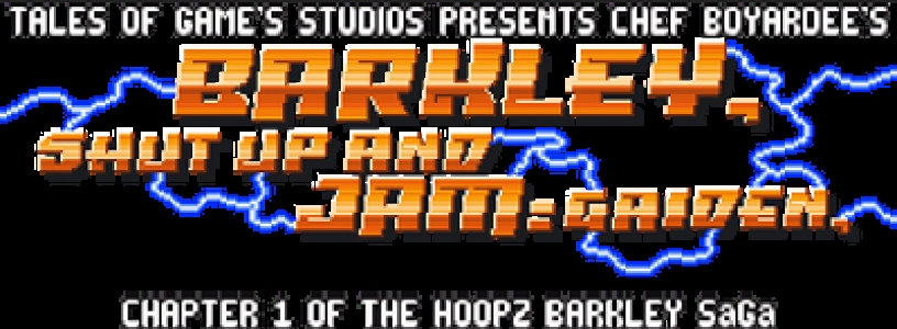 Barkley, Shut Up and Jam: Gaiden, Chapter 1 of the Hoopz Barkley SaGa clearlogo