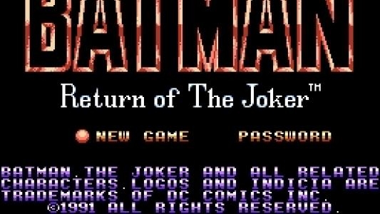 Batman: Return of the Joker titlescreen