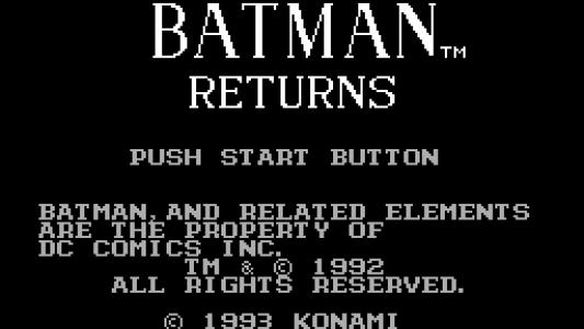 Batman Returns titlescreen