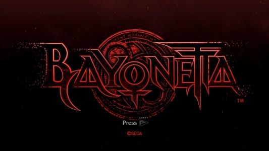 Bayonetta titlescreen