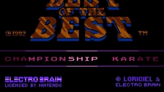 Best of the Best: Championship Karate titlescreen