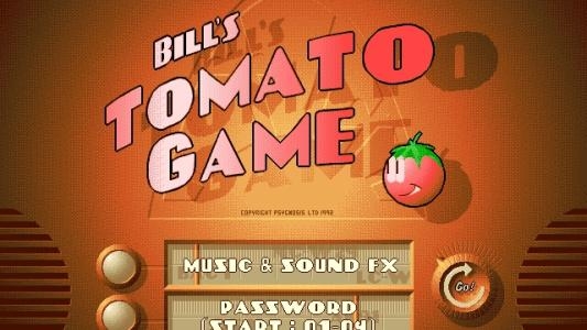 Bill's Tomato Game titlescreen