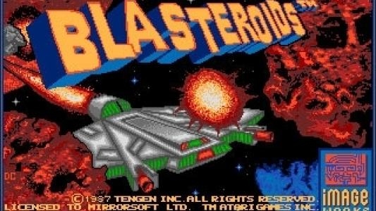 Blasteroids titlescreen