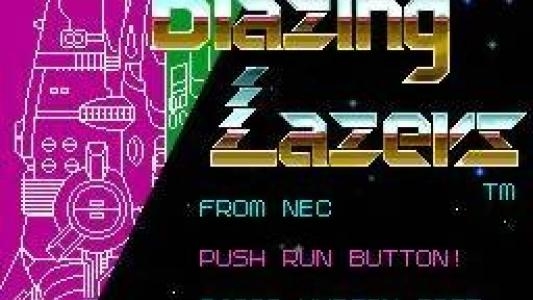 Blazing Lazers titlescreen