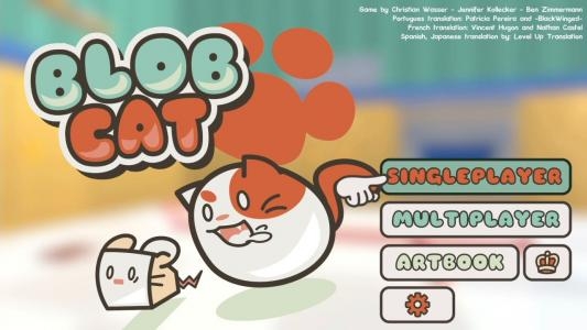 BlobCat titlescreen