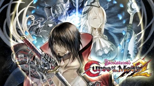 Bloodstained: Curse of the Moon 2 titlescreen